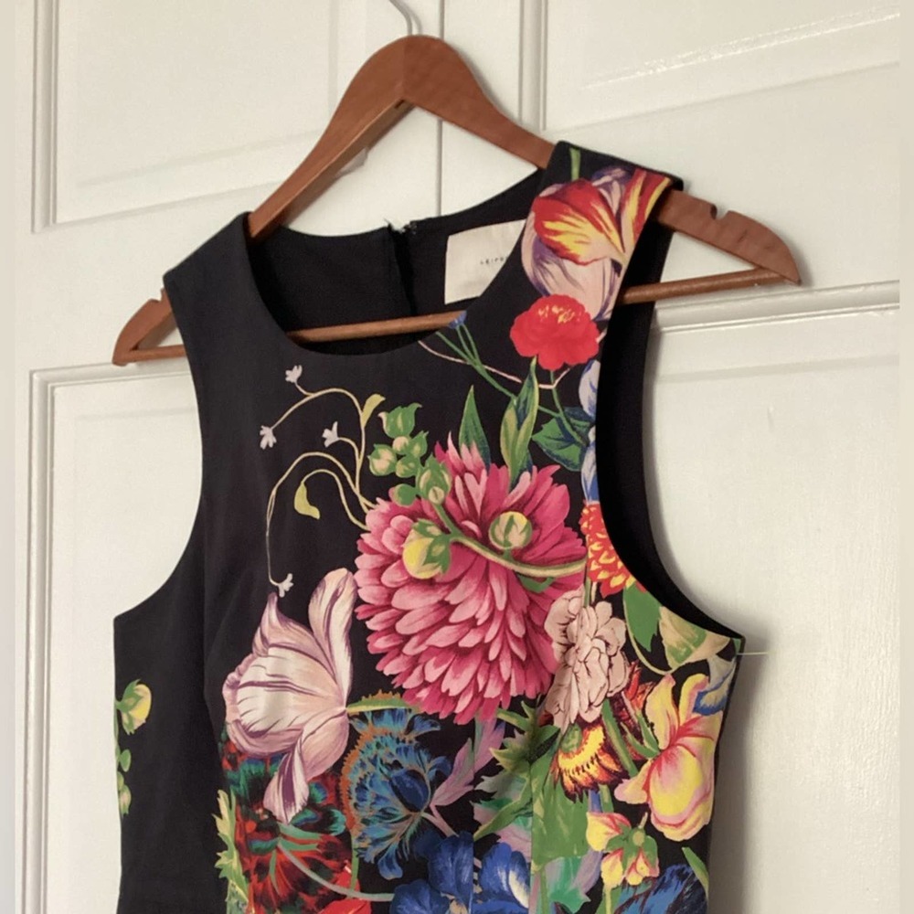 Anthropologie Multicolor Floral Midi Dress - Picture 5 of 7